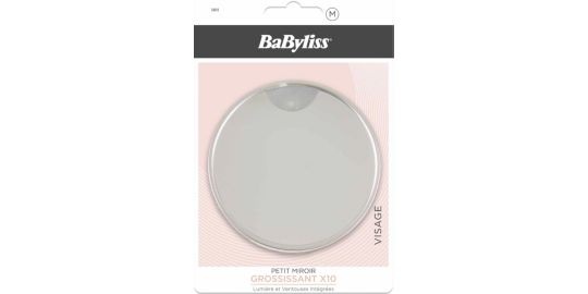 Miroir BABYLISS PETIT LUMINEUX AVEC VENTOUSE X10