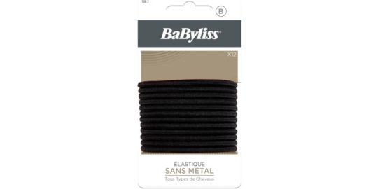Elastique cheveux BABYLISS 3MM NOIR