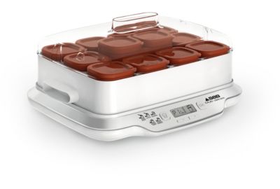 Yaourtière SEB MULTI DELICE Expres 12 pots marron