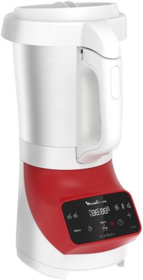 Moulinex Blender chauffant, 1000 W, Capacité 1.2 L, 5 programmes  automatiques, Double paroi, Soupe, Velouté, Compote, Smoothie, Maintien au  Chaud, Easy Soup silver LM841110 : : Cuisine et maison