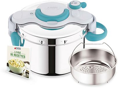 SEB Clipso+ 8L P4371406 Autocuiseur - Cocotte minute TM, Boulanger