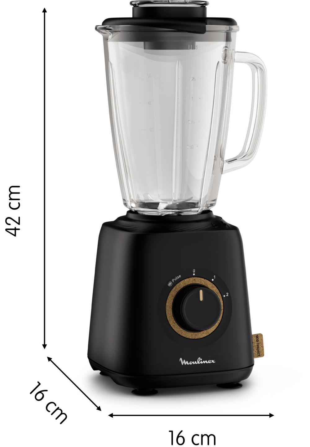 Blender MOULINEX LM924500 Soup&Plus Chauffant, Capacité utile 2 L