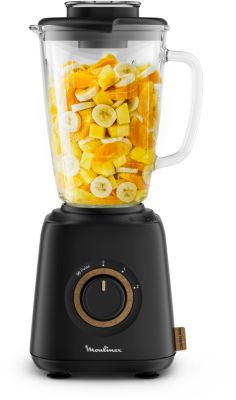 MOULINEX Blender bol en verre LM480810 - Noir pas cher 