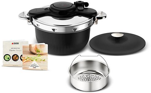SEB NUTRICOOK®+ Cocotte-minute® 6L inox induction P4220705