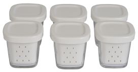 SEB Lot de 8 pots de yaourtière en verre (989641) au meilleur prix