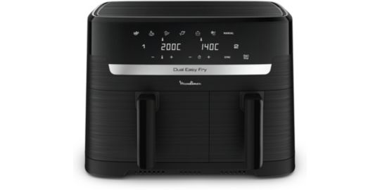 Friteuse sans huile MOULINEX Dual Easy Fry Essential noire