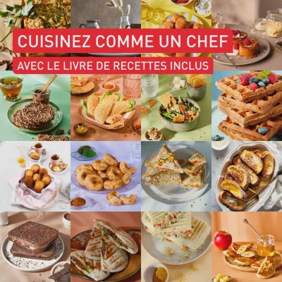 Voir la vidéo pour Gaufrier, croque monsieur TEFAL Snack Collection Sandwich/WaffleSW862BF0