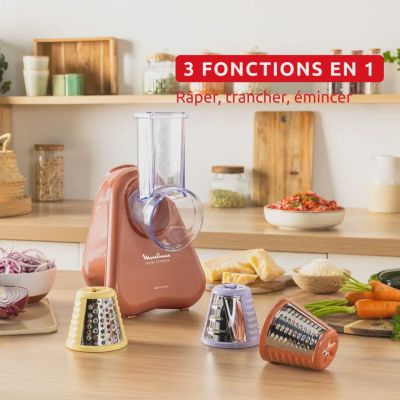 Voir la vidéo pour Rapeur trancheur MOULINEX Fresh Express DK853JE0