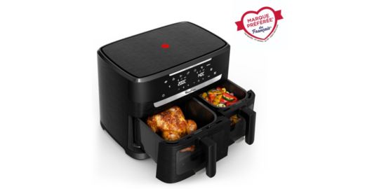 Friteuse sans huile MOULINEX XXL DUAL EASY FRY INFRARED EZ9478F0