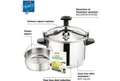 Seb Autocuiseur inox 4,5l - p05306 : : Cuisine et Maison