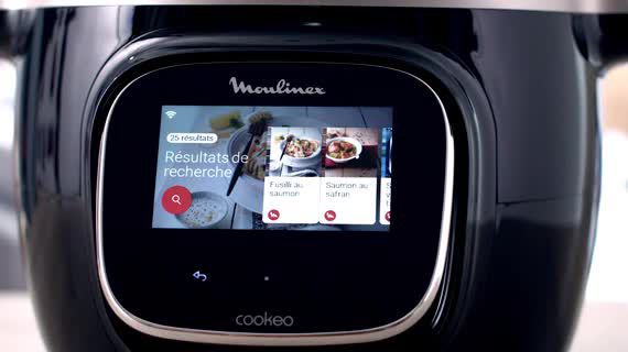 Cook and Go - Cookeo Touch WiFi Mini Recettes illimitées 3 L Blanc