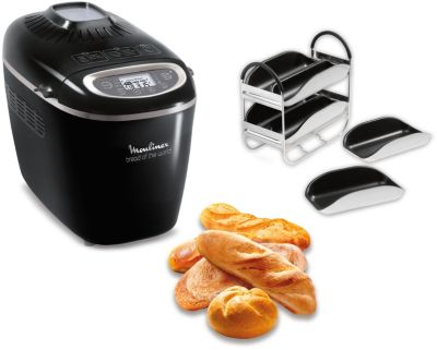 DOMO Machine à pain 500-750-1000gr - 18 programmes - incl. distributeur et  programme sans gluten