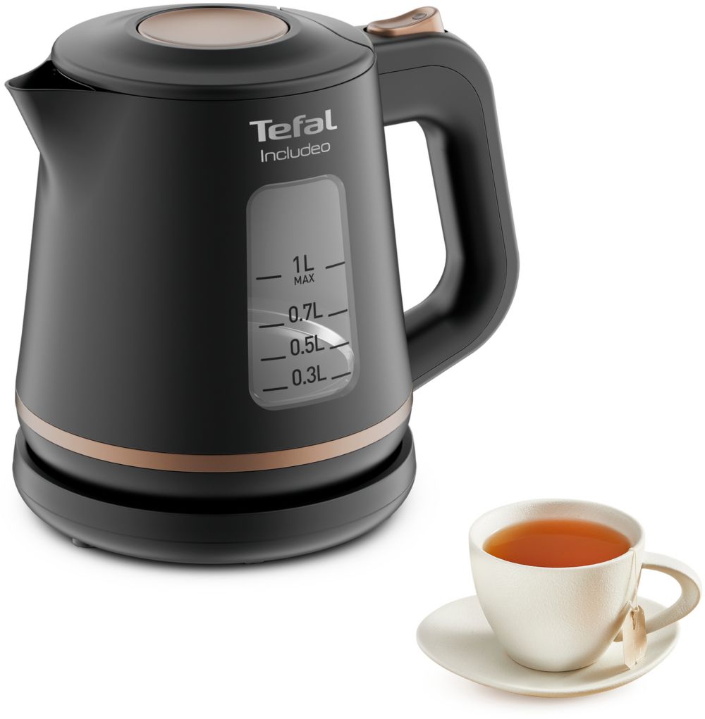 TEFAL Bouilloire à température réglable KO854830 Smart'n light 1L