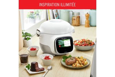 Cookeo MOULINEX cookeo touch wifi pro bleu CE943410