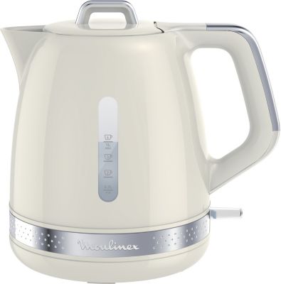 Bouilloire Électrique 1,7 L Soft Touch Grise, Bouilloire Manche Bois，gris 