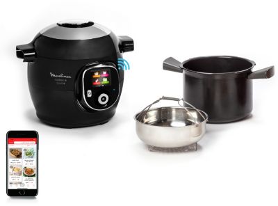 MULTICUISEUR MOULINEX COOKEO PLUS CONNECT EPC 09 NOIR + BALANCE + MOULE  GATEAU