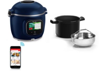 Cookeo MOULINEX cookeo touch wifi pro bleu CE943410