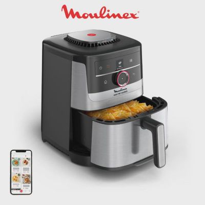 Voir la vidéo pour MOULINEX EZ572DF0 EASY FRY SILENCE SMART 5L