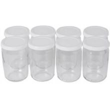 Pot SEB 8 pots yaourt en verre couvercle farine