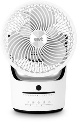 Ventilateur puissant et silencieux avec oscillation woozoo pcf-m15