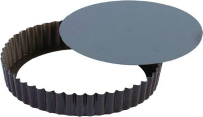 Moule à tartelette GOBEL Tourtière ronde cannelée - antiadhérente