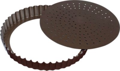 Moule à tartelette GOBEL Tourtière cannelée perforée - antiadhére