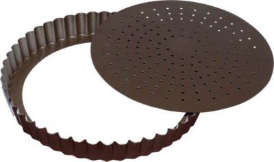Moule à tartelette GOBEL Tourtière cannelée perforée - antiadhére