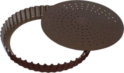 Moule à tartelette GOBEL Tourtière cannelée perforée - antiadhére
