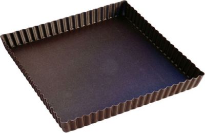 Moule à tartelette GOBEL Tarte carrée cannelée - antiadhérente -