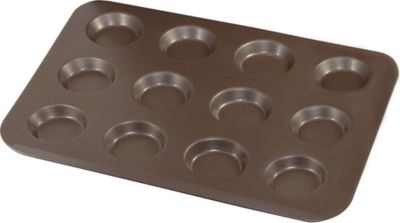 Moule à tartelette GOBEL Plaque 12 mini tartelettes - antiadhéren