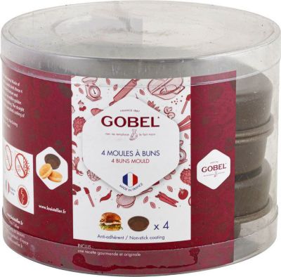 Moule à pain GOBEL Boîte de 4 moules à pains burger 210910
