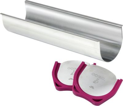 Moule à bûche GOBEL Gouttière à bûche inox - 300 x 85 x 68 m