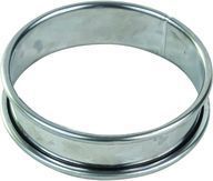 Moule à tartelette GOBEL Cercle à tarte - inox - bords roulés - é