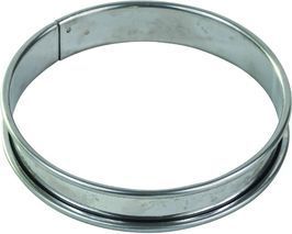 Moule à tartelette GOBEL Cercle à tarte - inox - bords roulés - é