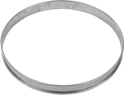 Moule à tartelette GOBEL Cercle à tarte - inox - bord roulé - épa