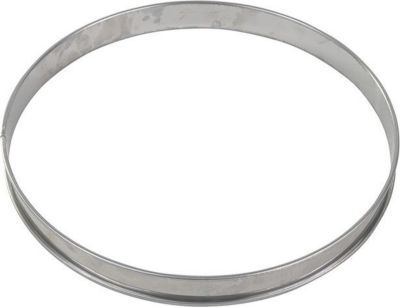 Moule à tartelette GOBEL Cercle à tarte - inox - bord roulé - épa