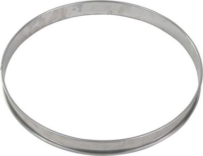 Moule à tartelette GOBEL Cercle à tarte - inox - bord roulé - épa