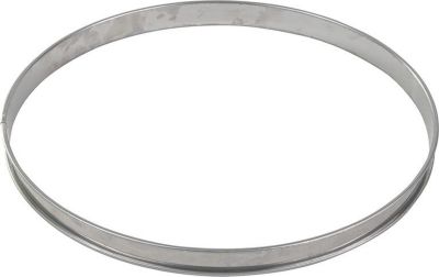 Moule à tartelette GOBEL Cercle à tarte - inox - bord roulé - épa