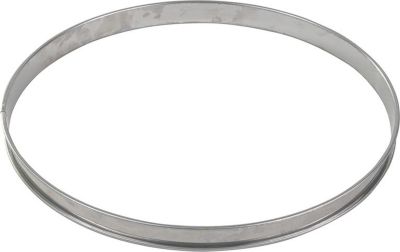 Moule à tartelette GOBEL Cercle à tarte - inox - bord roulé - épa
