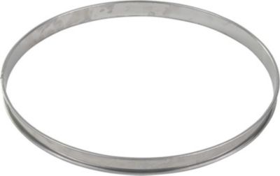 Moule à tartelette GOBEL Cercle à tarte - inox - bord roulé - épa