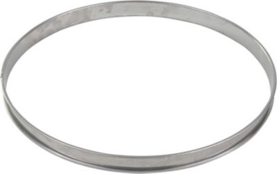 Moule à tartelette GOBEL Cercle à tarte - inox - bord roulé - épa