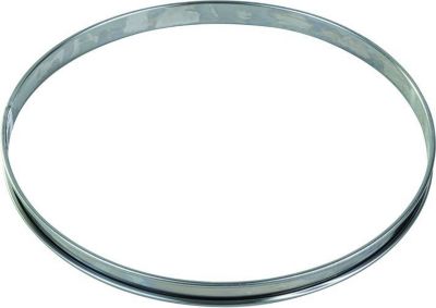 Moule à tartelette GOBEL Cercle à tarte - inox - bord roulé - épa