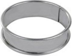Moule à tartelette GOBEL Cercle à tarte haut - inox - bords roulé