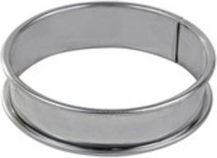 Moule à tartelette GOBEL Cercle à tarte haut - inox - bords roulé