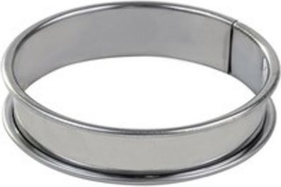 Moule à tartelette GOBEL Cercle à tarte haut - inox - bords roulé