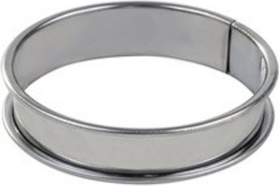 Moule à tartelette GOBEL Cercle à tarte haut - inox - bords roulé
