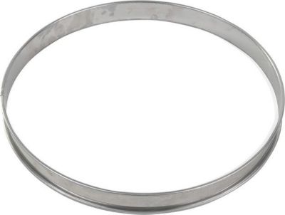 Moule à tartelette GOBEL Cercle à tarte haut - inox - bords roulé