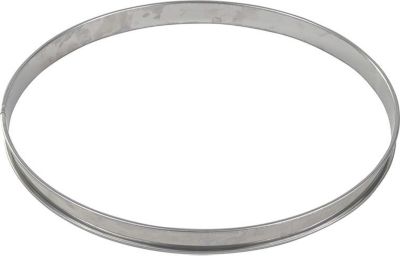 Moule à tartelette GOBEL Cercle à tarte haut - inox - bords roulé