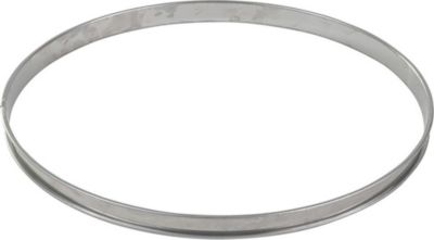 Moule à tartelette GOBEL Cercle à tarte haut - inox - bords roulé