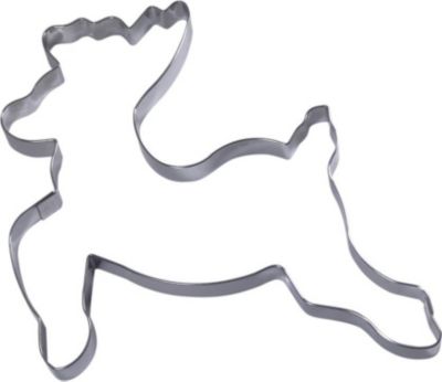 Emporte pièces GOBEL Nonnette renne - inox - 160 x 158 x 15 m